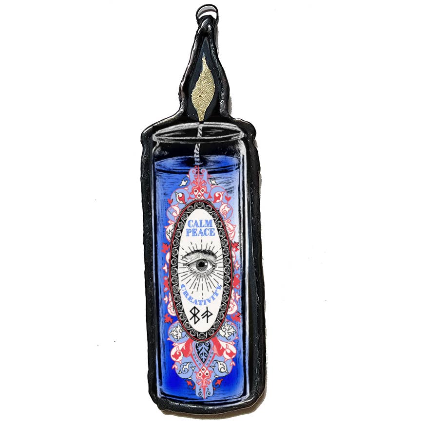 Spell Candle | Creativity and Calm | Ornament | Halloween