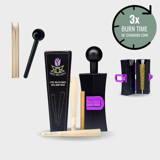 Purple Rose Cannagar Molds