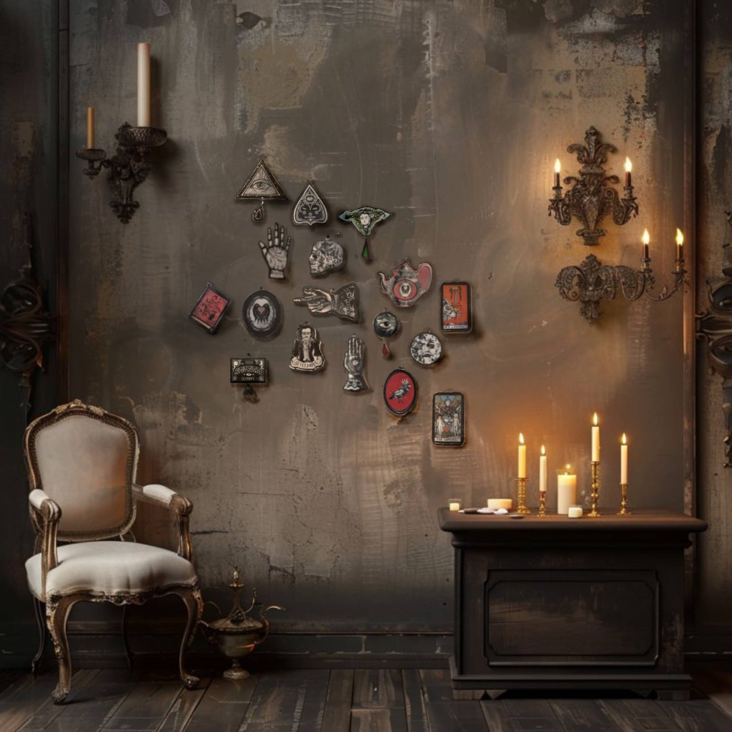 Grimoire | Spell Book | Glass | Halloween Ornament | Spooky