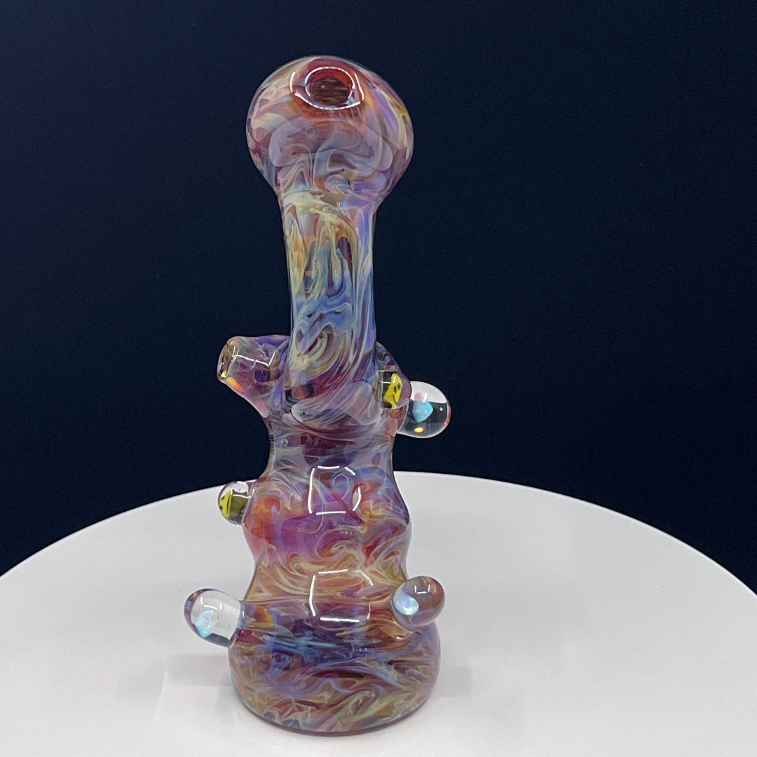 Duanerayglass Amber Purple Bubbler