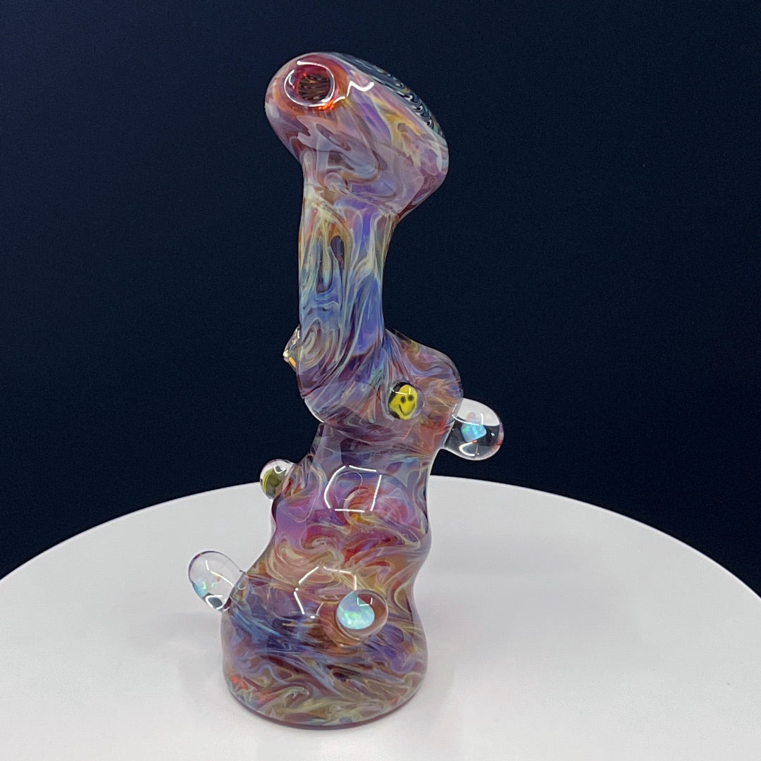 Duanerayglass Amber Purple Bubbler