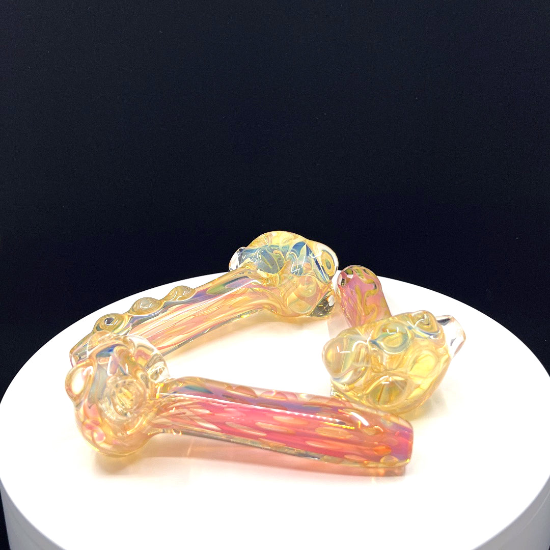 King_leo_glass Chunky Fumed Spoons