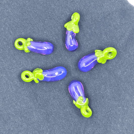 Ancient_Glastronaut - Eggplant Pendants