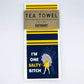 I'm One Salty Bitch - Waffle Weave Kitchen Tea Towel