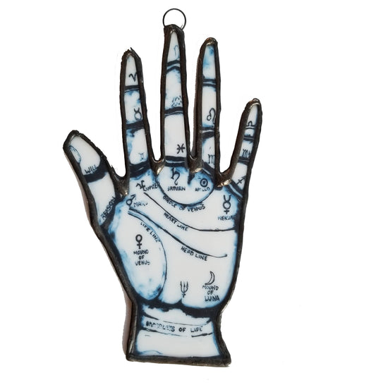 Palm Reader |  Glass | Halloween Ornament | Christmas