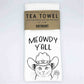 Meowdy Y'all - 16" x 24" Waffle Weave Tea Towel