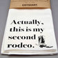 Second Rodeo - 16" x 24" Waffle Weave Tea Towel