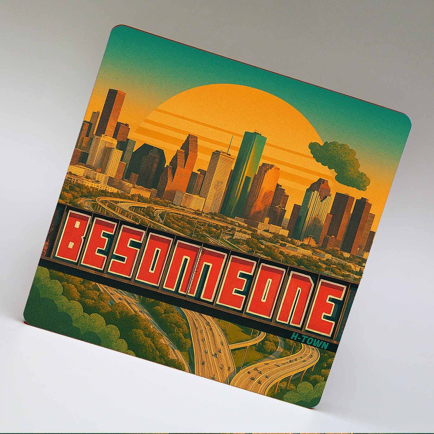 Be Someone - 3" Square Magnet
