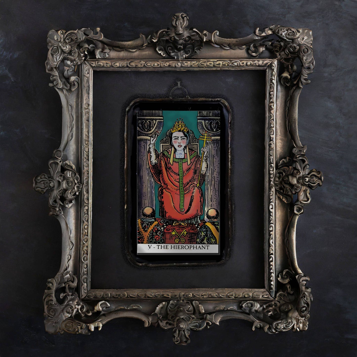 The Hierophant Tarot Card | Glass | Art | Ornament | Witch