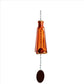 Glass Wind Chimes Made From Pyramid Shaped Bottles: Vintage Green