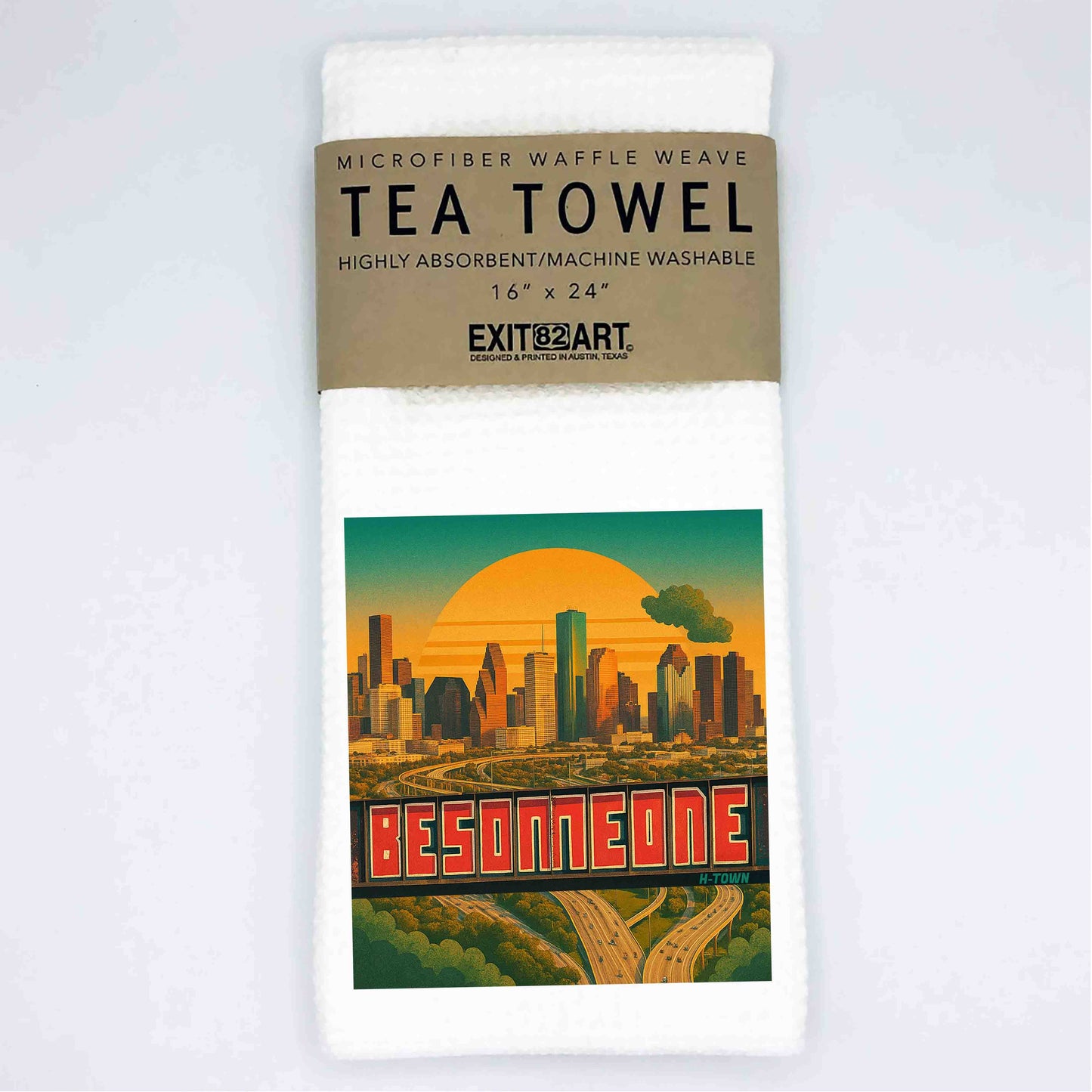 Be Someone - 16" x 24" Waffle Weave Tea Towel