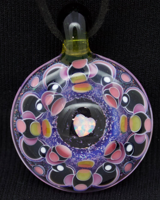 JuJu - Heart Opal Pendant