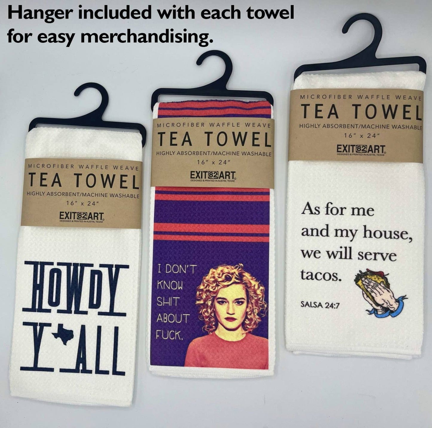 Girl Gang - Golden Girls - Microfiber Waffle Weave Tea Towel