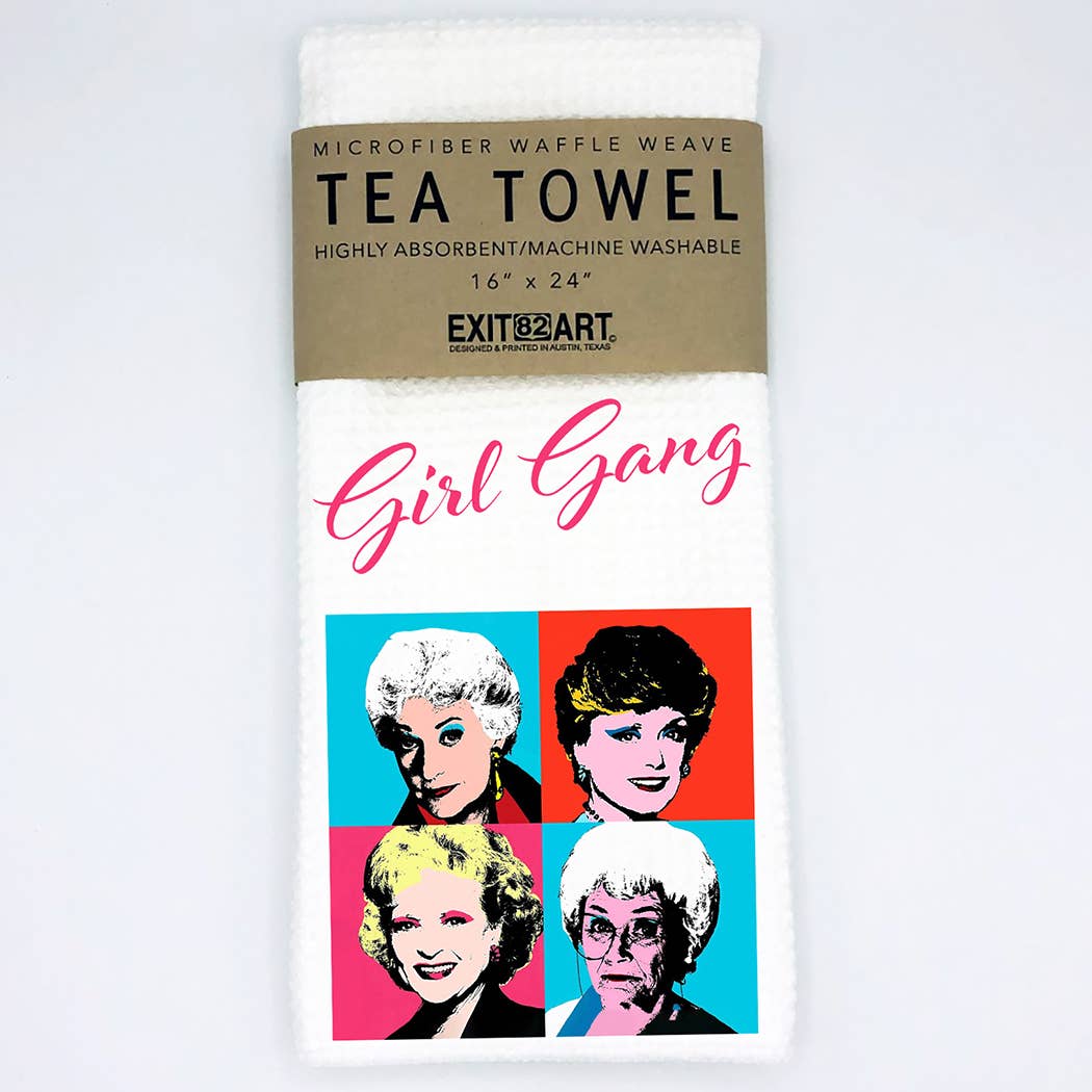 Girl Gang - Golden Girls - Microfiber Waffle Weave Tea Towel