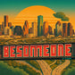 Be Someone - Stone Drink Coaster w/Cork Backing