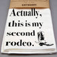 Second Rodeo - 16" x 24" Waffle Weave Tea Towel
