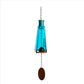 Glass Wind Chimes Made From Pyramid Shaped Bottles: Amber