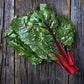 Organic Heirloom Ruby Red Swiss Chard Seeds