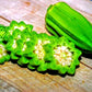 Heirloom Organic Star Of David Okra Seeds (AKA Israeli Okra, Old Fashioned Okra)