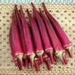Heirloom Organic Red Burgundy Okra Seeds
