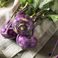 Heirloom Organic Azur Star Kohlrabi Seeds