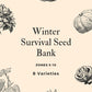 Organic Winter Survival Seed Bank