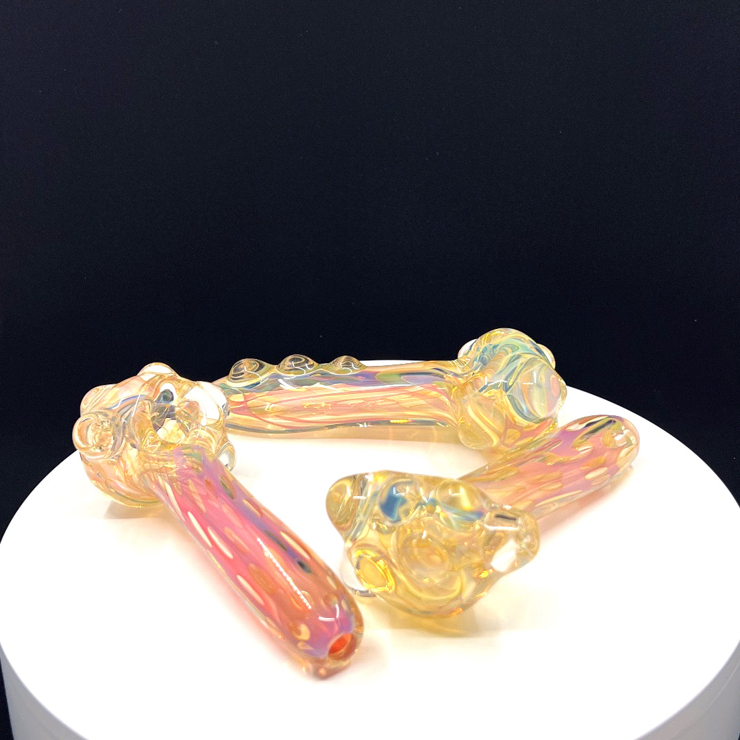 King_leo_glass Chunky Fumed Spoons