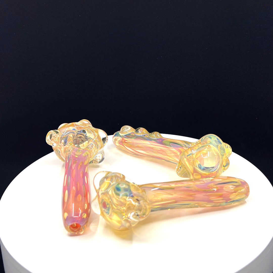 King_leo_glass Chunky Fumed Spoons