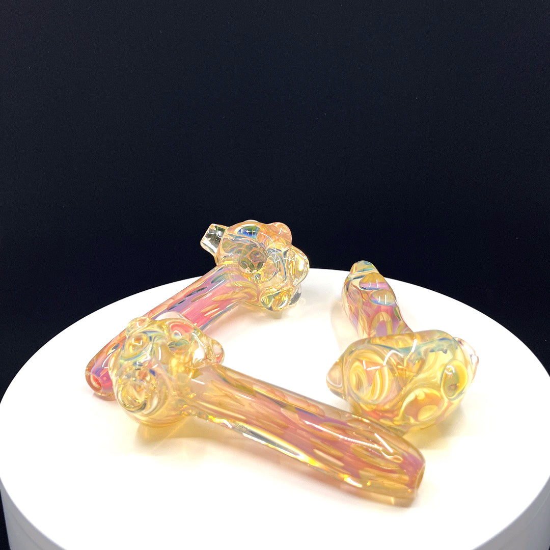 King_leo_glass Chunky Fumed Spoons