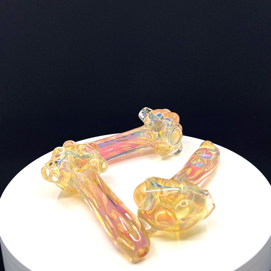 King_leo_glass Chunky Fumed Spoons