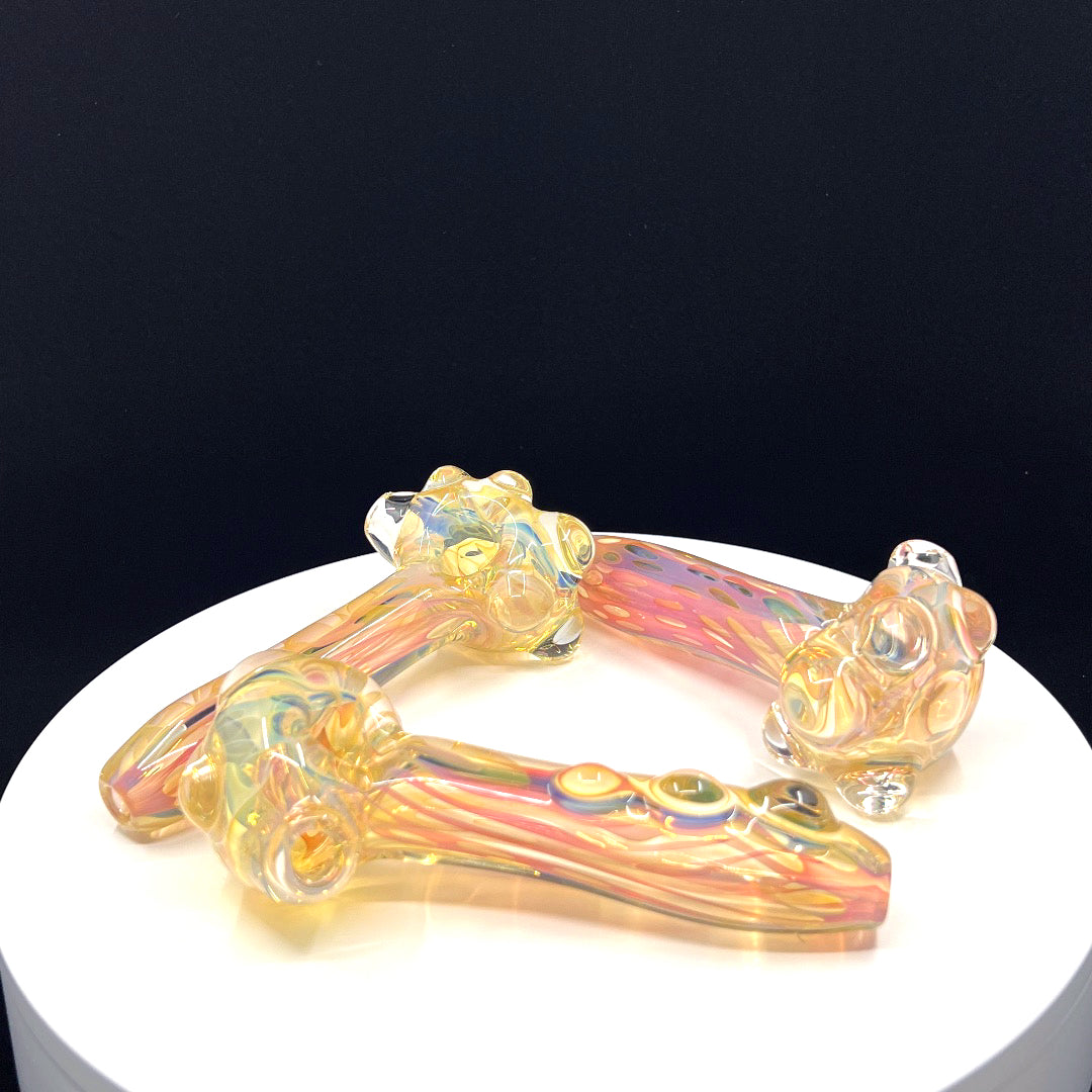 King_leo_glass Chunky Fumed Spoons