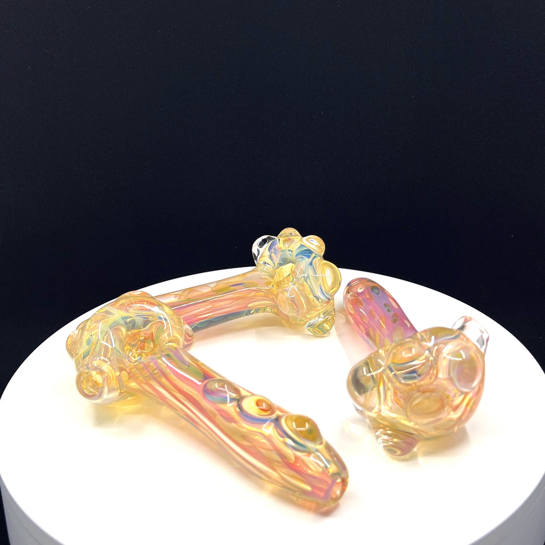 King_leo_glass Chunky Fumed Spoons