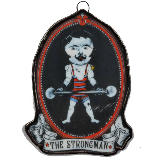 The Strongman Petite Art Glass