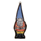 Blue Hat Guardin' Gnome Petite Glass Art Ornament