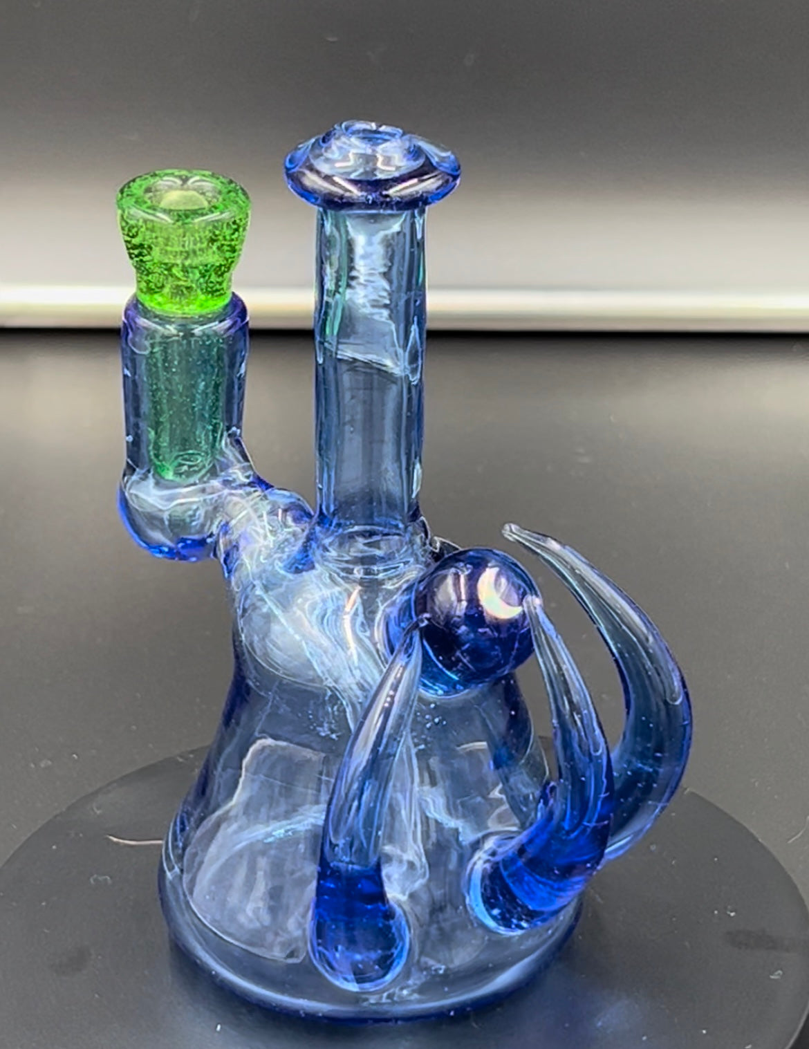 Unknown Artist Blue Rig w/ Horns