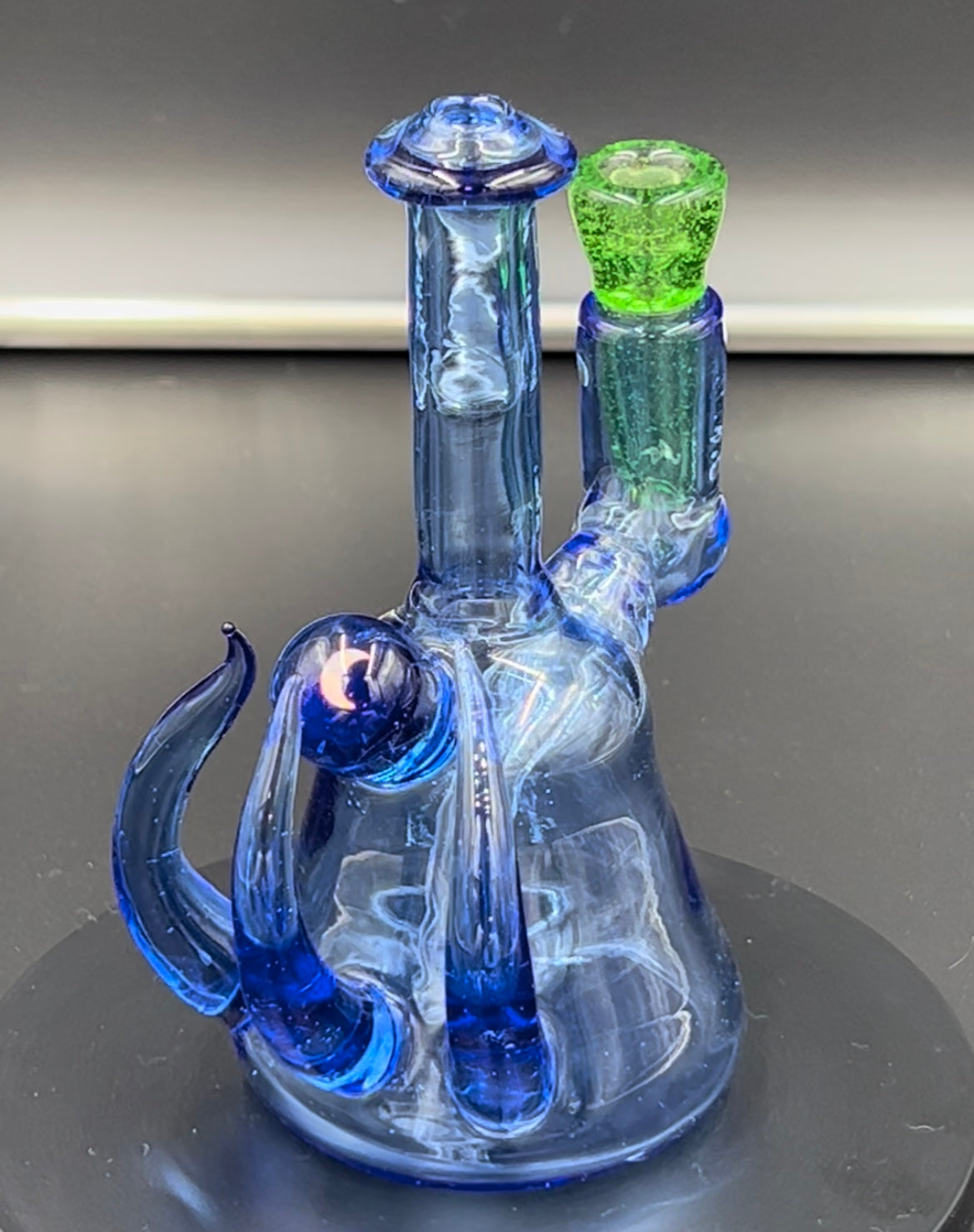 Unknown Artist Blue Rig w/ Horns