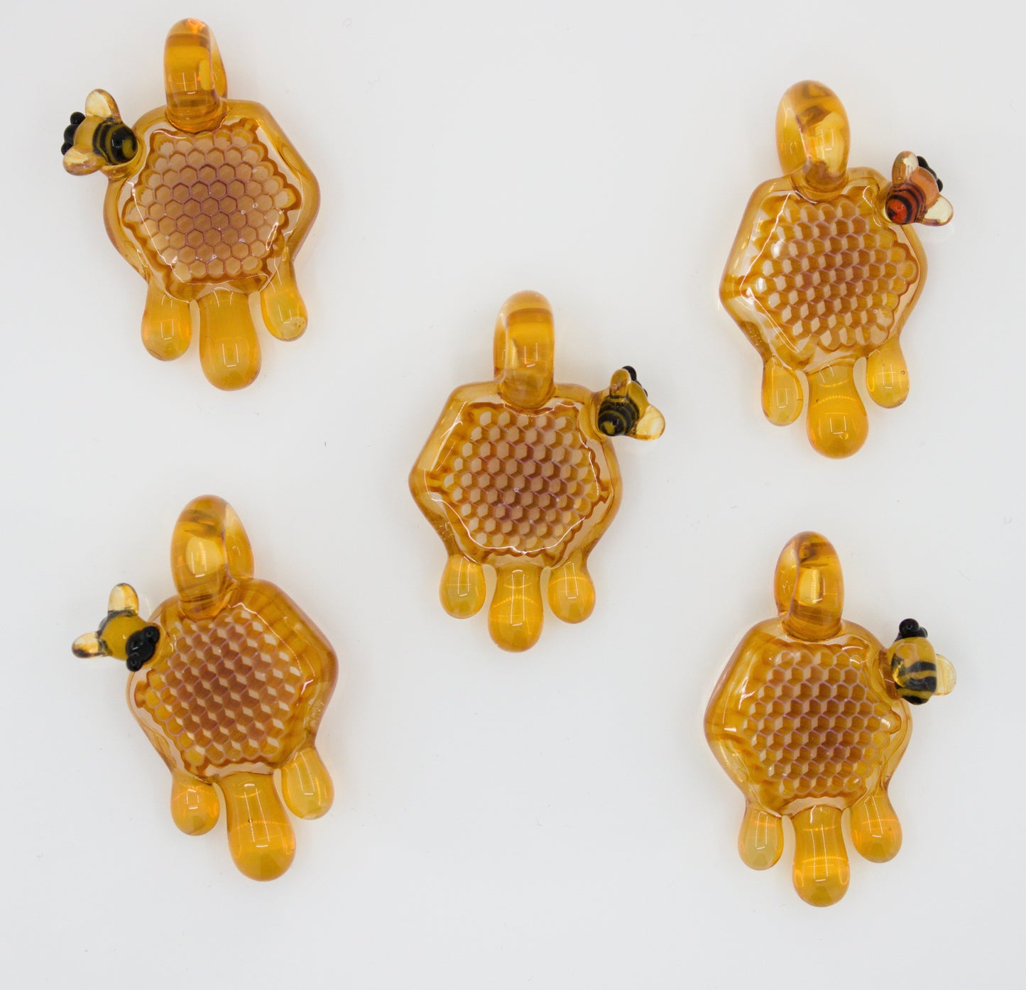 JoePglass - Honeycomb Pendants