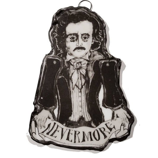 Poe Nevermore Petite Art Glass