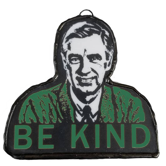 Green Fred Rogers Petite Art Glass