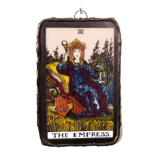 The Empress Glass Tarot Petite Art